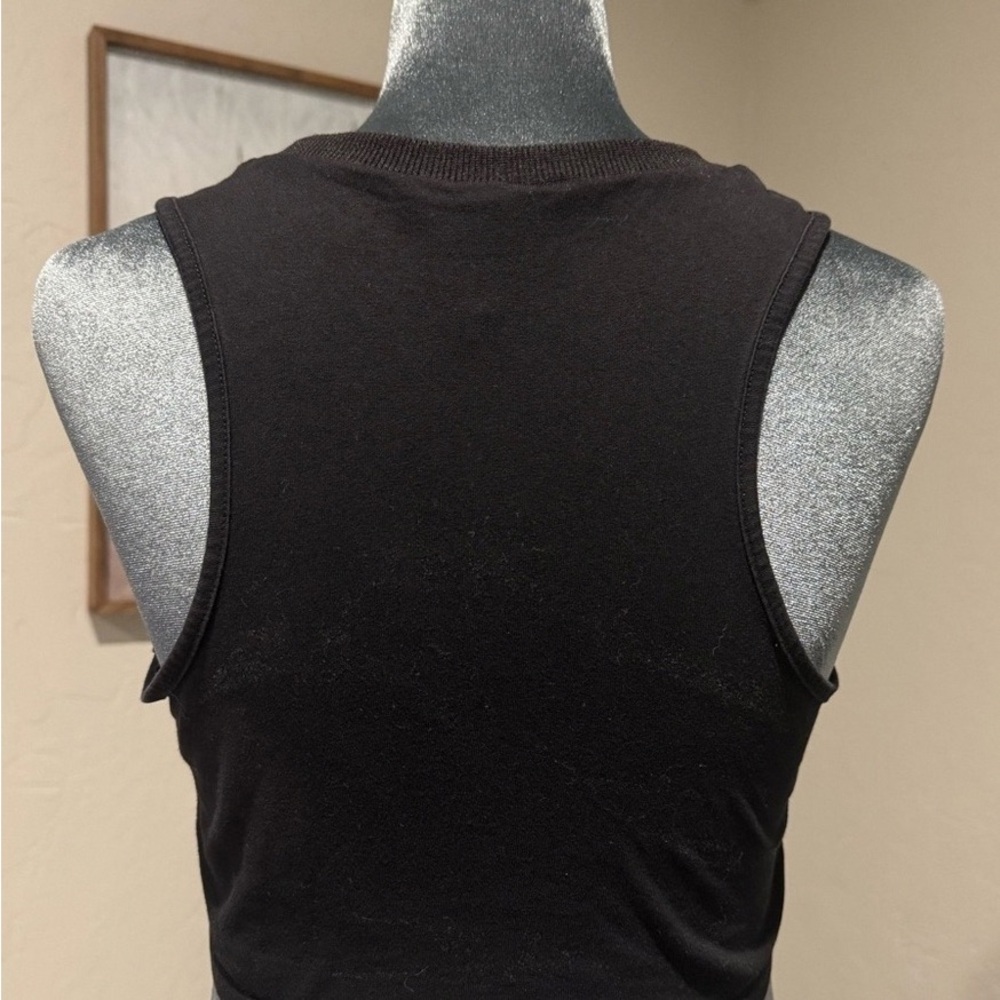 Chic Black Sleeveless Tank Top
